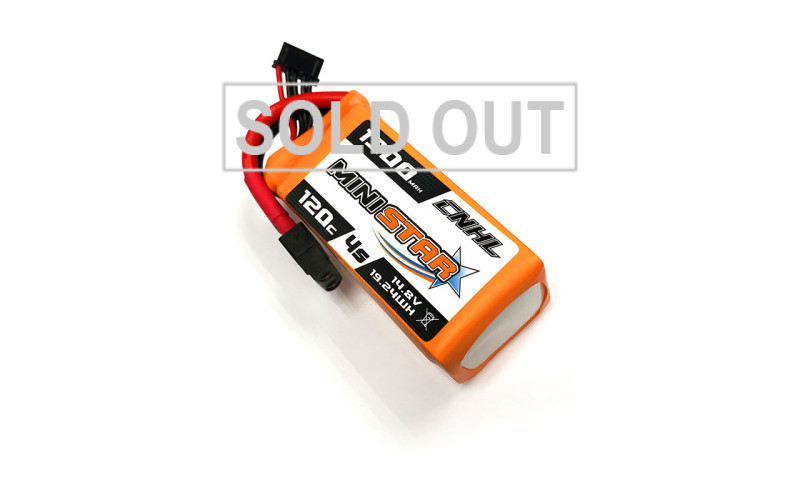 CNHL Mini Star 1300MAH 14.8V 4S 120C LIpo Battery